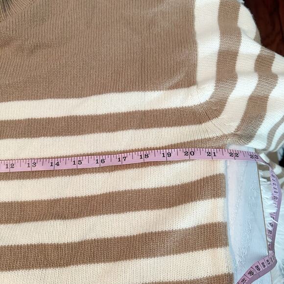 Theory Felted Wool Blend Ribbed Trim Mock Turtleneck Sweater Size Large - Picture 9 of 11